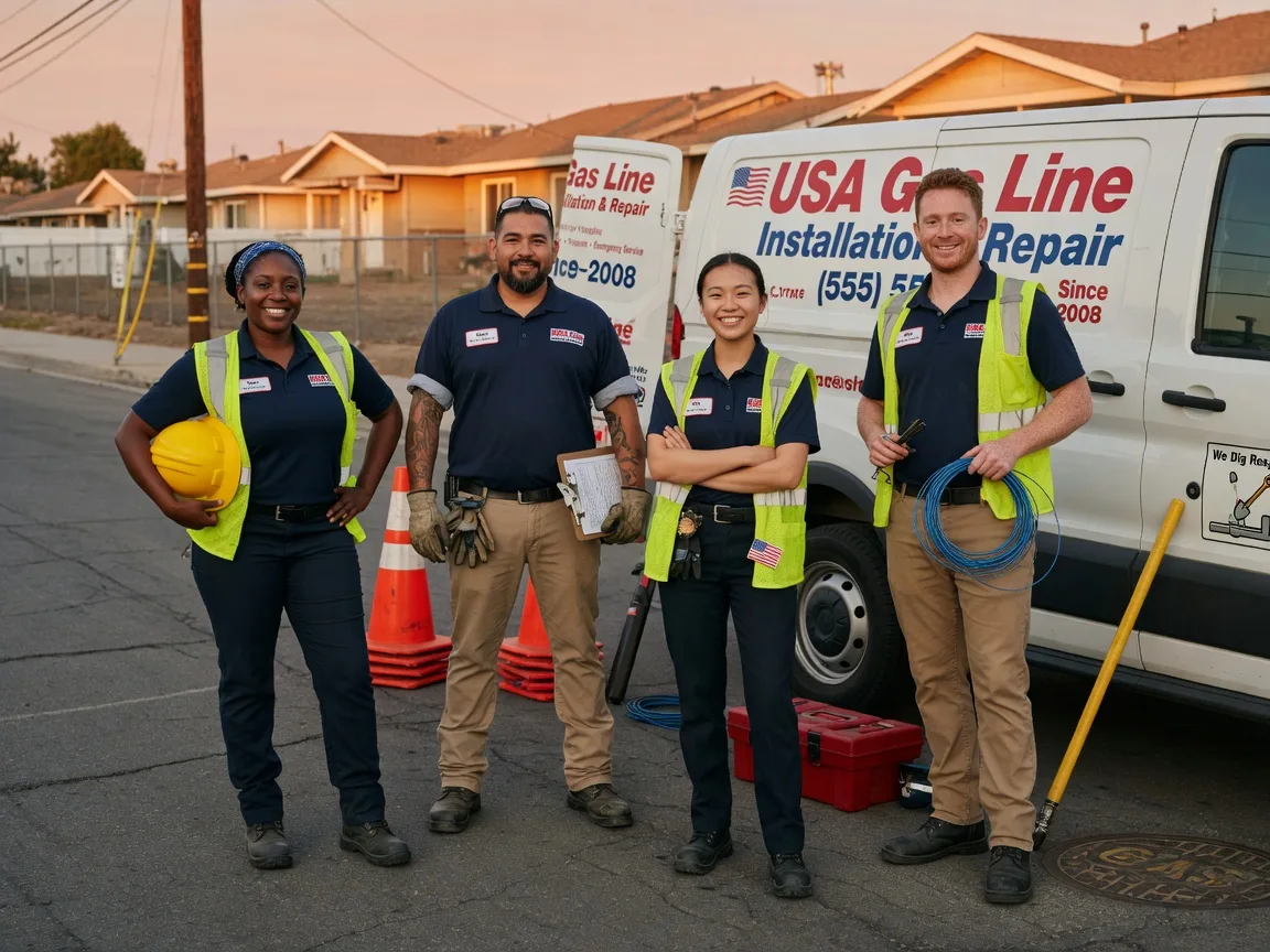 Gas Line Installation company in Friant, CA